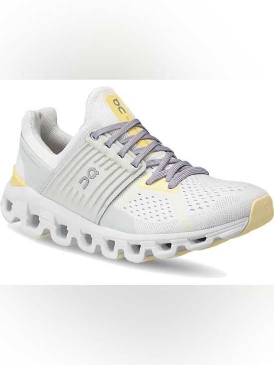 On Running Shoes - ON Running Cloudswift 2.0 Running Shoes White Yellow Limelight On Cloud Sneakers
